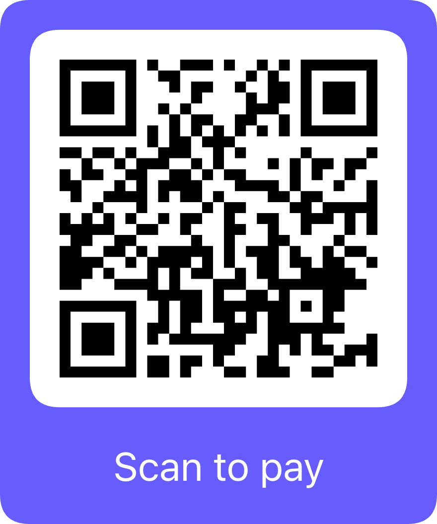 QR code for donating to MTC Houston through Stripe